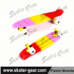 22.5*6 inch Rainbow Penny style skateboard