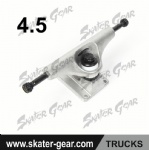 SKATERGEAR 4.5 inch skateboard trucks with raw finish
