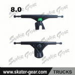 SKATERGEAR 8.0 inch NEW longboard trucks for 2017