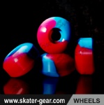 SKATERGEAR PU skateboard wheels with dual color