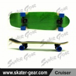 SKATERGEAR 29.75*8.75inch Green Maple Cruiser Skateboard