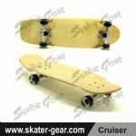 SKATERGEAR 29.75*8.75inch RAW Maple Cruiser Skateboard