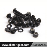 SKATERGEAR Skateboard bolts&nuts 1 1/4 inch Pan Head