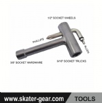 SKATERGEAR metal T style Skate tool