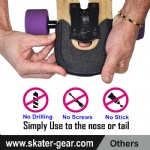 SKATERGEAR dancing longboard deck nose guard