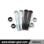 SKATERGEAR kingpin with lock nut for longboard truck